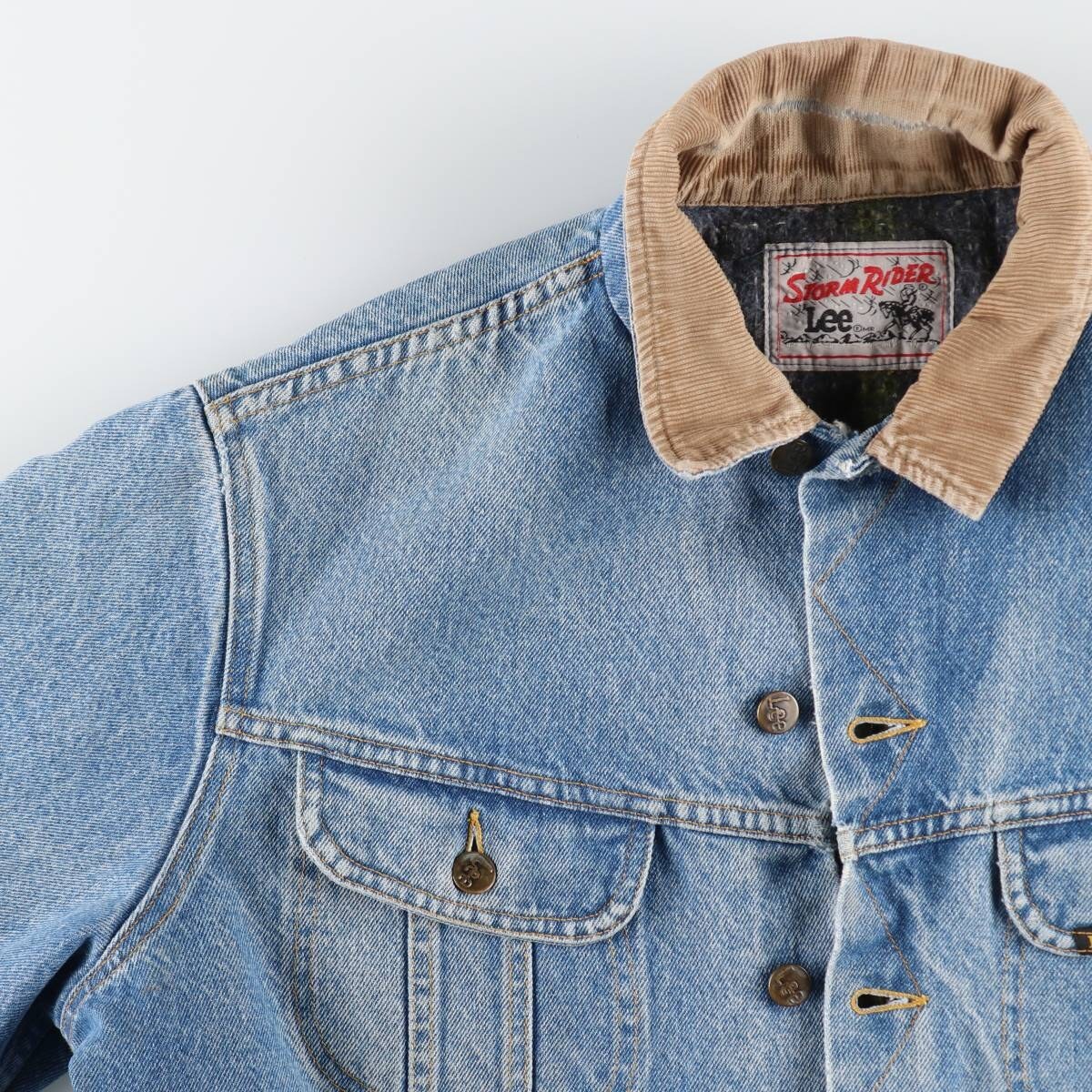 90'S Lee STORM RIDER denim jacket, G-jacket, men's size L