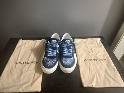 Louis Vuitton OLLIE CLOTH LOW TRAINERS -Black