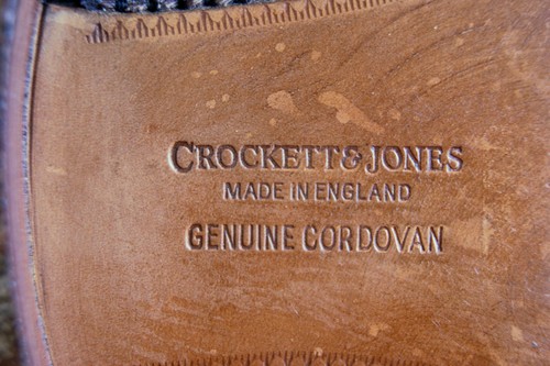 Crockett & Jones Shell Cordovan UK 8 E Bradford Brown Cordovan Top-Zustand - Bild 8 von 13