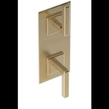 Phylrich 4-116/004 Mix 1/2" Thermostatic Valve with Volume Control Satin Brass