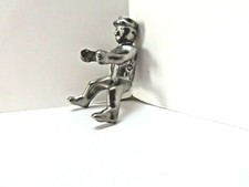 Replacement cast metal unpainted rider for Kenton Circus toy