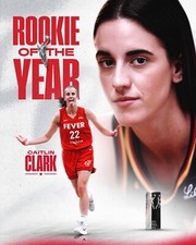 Caitlin Clark Rookie of the year WNBA Indiana Fever 8x10 ALL-STAR