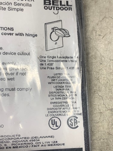 NEW! [Qty-6!] BELL 5155-0 Single Lift Device Covers (Wet Location) FAST SHIPPING - Picture 4 of 6