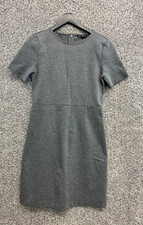 J. Crew Mercantile Dress Gray Sheath Career Dress Short Sleeve Women's Size 2