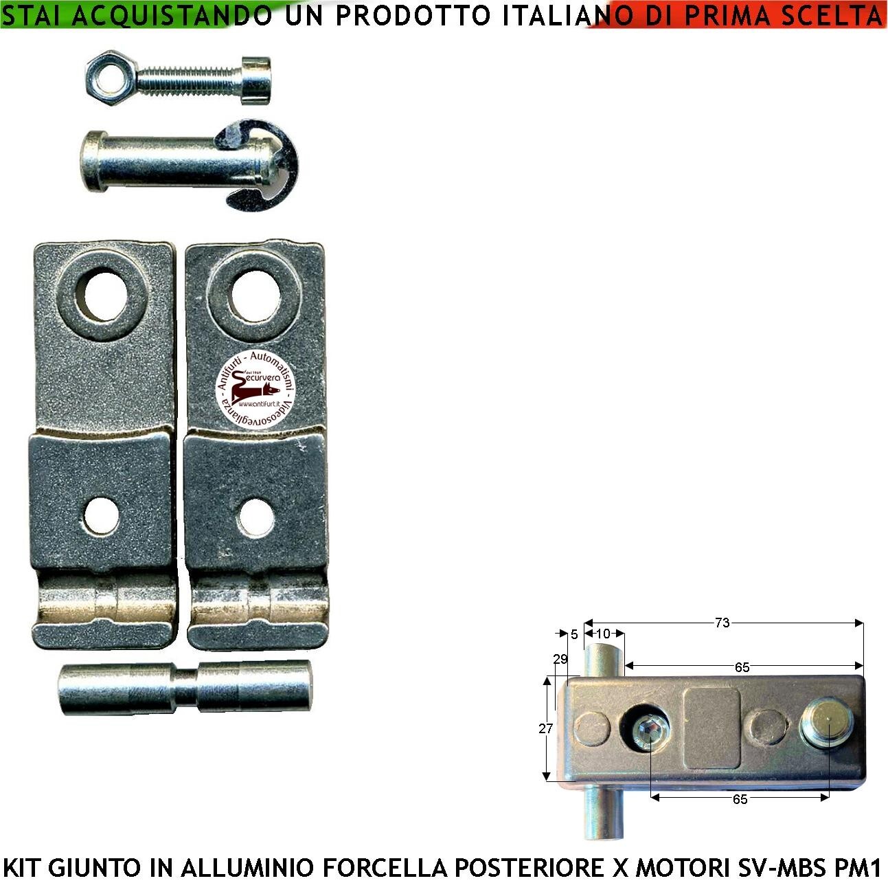 Forcella Snodo 121381 Ricambio Motore Cancello: Stop Strappi e Sforzi