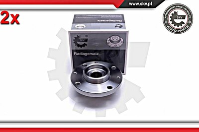 2x Wheel Bearing Kit Front For CITROEN Berlingo DS Ds 3 PEUGEOT 207 87 ...