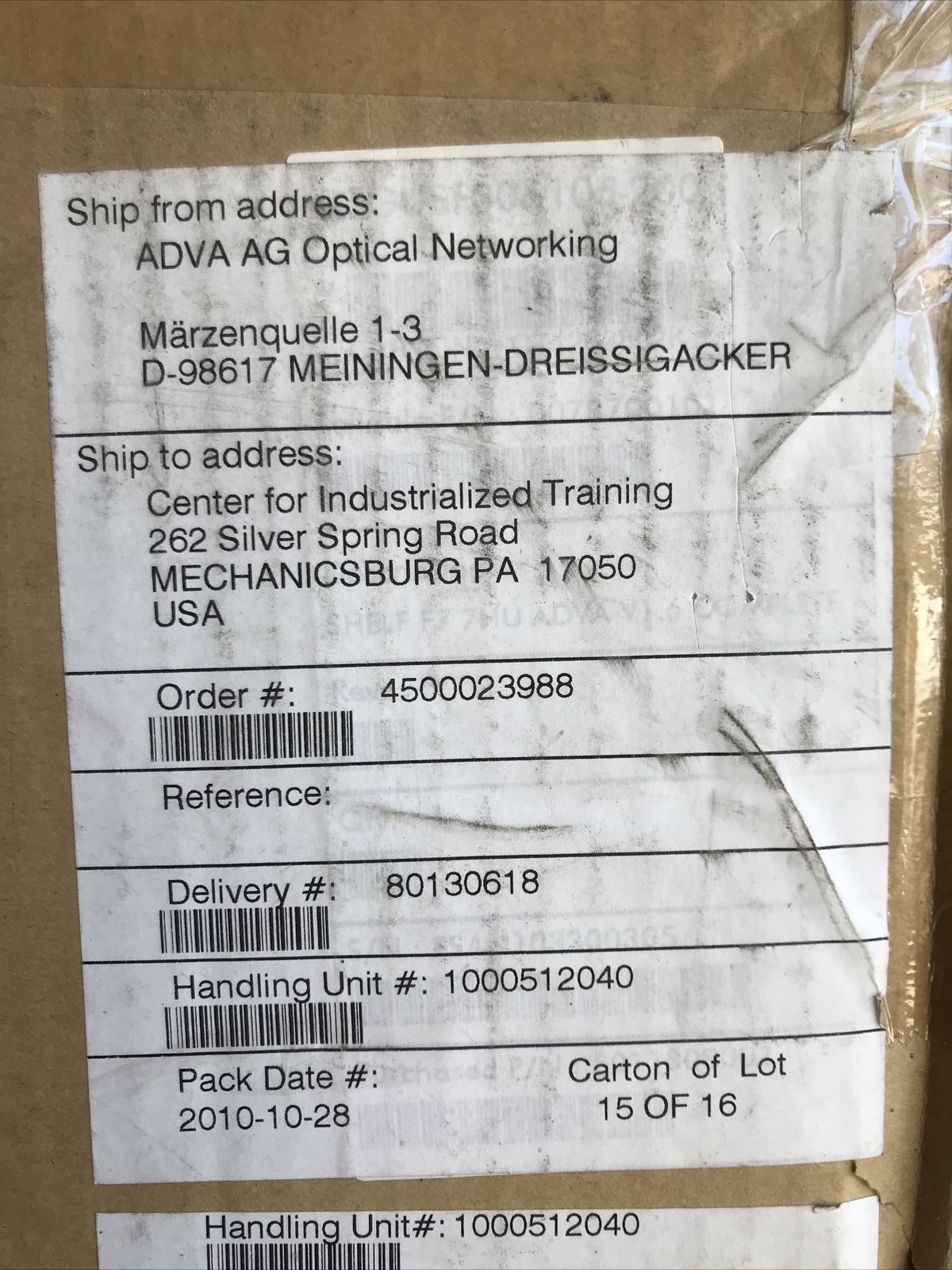 FSP 3000R7 ADVA FIBER SERVICE PLATFORM OPTICAL 7HU SHELF 2DC-HP&SCU ...