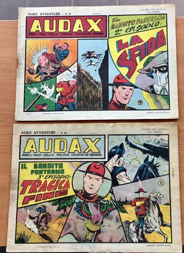 GLI ALBI DELLE GRANDI AVVENTURE, serie AUDAX - COMPLETA 1/10 ! - Capriotti 1947 - Foto 9 di 12