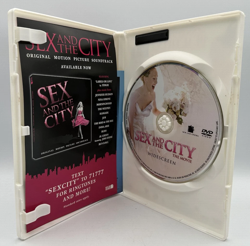 Sex In The City The Movie DVD Widescreen Sarah Jessica Parker Kim Cattrall 2008 Foto 3 de 3