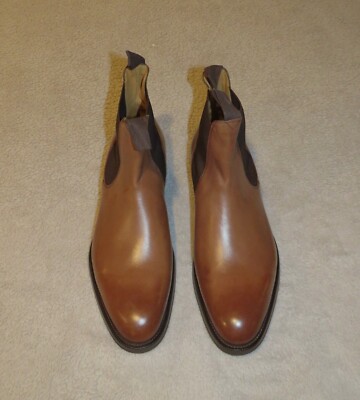 Edward Green Newmarket Light Brown Leather Chelsea Boot 10.5E  82 Last NWB $1750