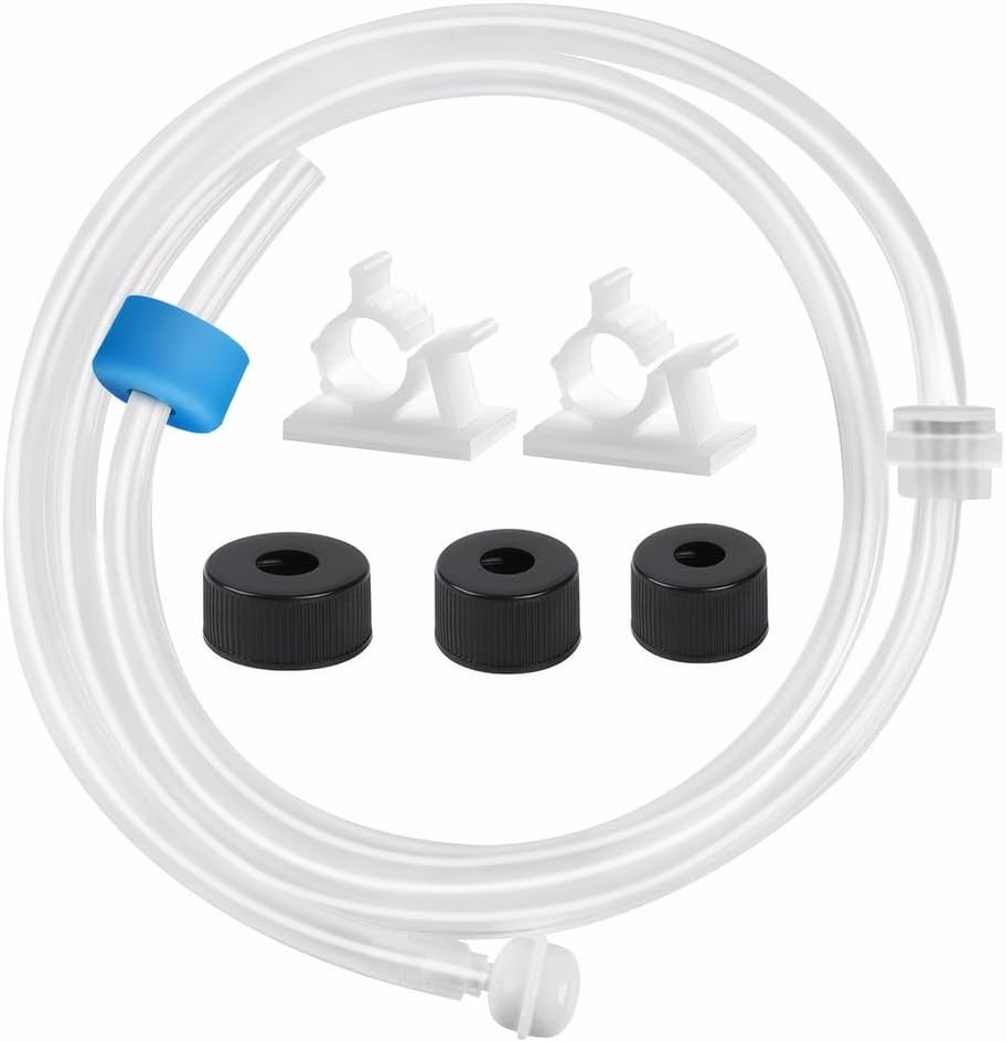 Sink Soap Dispenser Extension Tube Kit with Upgraded Check Valve 47 Inch-image