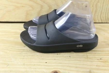 Oofos Ooahh Sport Sandals Womens 7 Black Recovery Slide