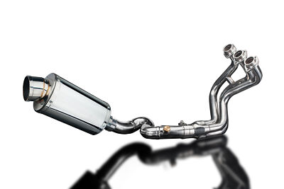 Yamaha FJ-09 Tracer 900 Delkevic 3-1 Exhaust 9'' Stainless Oval Muffler 15-20