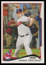2014 Topps #458 Vinnie Pestano Cleveland Indians