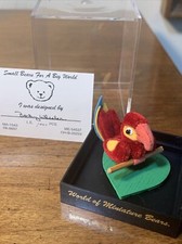 World Of Miniature Bears Red Parrot 766 Becky Wheeler Dollhouse Miniature 2  