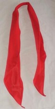 Western Show Square Dance Cowboy Scarf Tie Red Made In The USA NEW