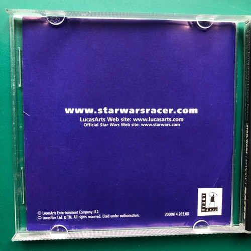 STAR WARS Episode I RACER LucasArts Sci-Fi Arcade Videogame CD-ROM PC Windows 98 - Picture 3 of 7