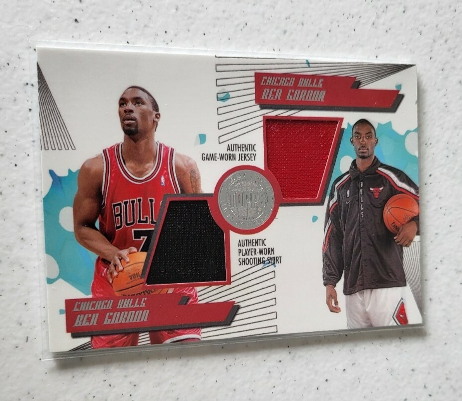 Maglia Ben Gordon 2005 06 Topps prima fila 105 140