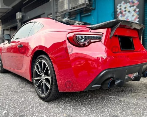 REAL CARBON FIBER AB STYLE SPOILER FOR TOYOTA GT86 SUBARU BRZ SCICON FRS 12-20 - Picture 4 of 8