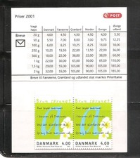 Denmark SC # 1196 Use The Language . Complete Booklet .MNH