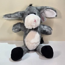 Dollibu 12" Sitting Grey Donkey Super Soft Plush NWT Item #5366