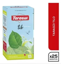 TARAGUI Te de Tilo x 25  Libre de Gluten | Linden Tea 25 Bags - Gluten Free.