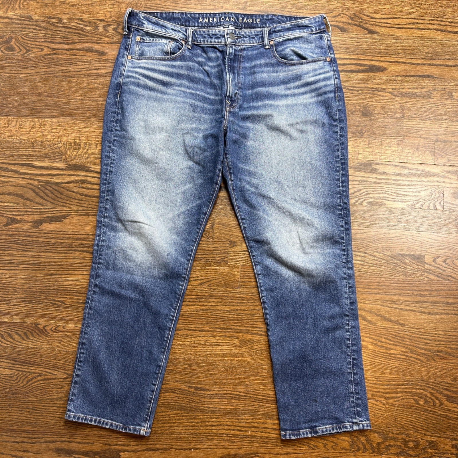 Mens 38x32 Blue Medium Wash Denim