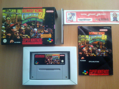   DONKEY KONG COUNTRY 2 (Rareware) Super Nintendo SNES Super NES PAL NOE  