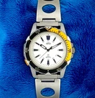 VTG 1994 Timex Indiglo Diver/Stainless Rally Bracelet Men's Watch 40mm
