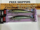 LOT OF 2 Rapala Husky Magnum HMAG-15 15cm 36g 1-1/4 OZ. SAILFISH UV COLOR LURES