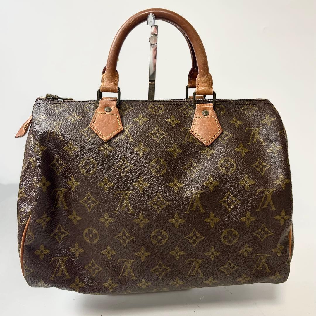 Louis Vuitton Monogram Speedy 30 Mini Boston Handbag Authentic thumbnail 14