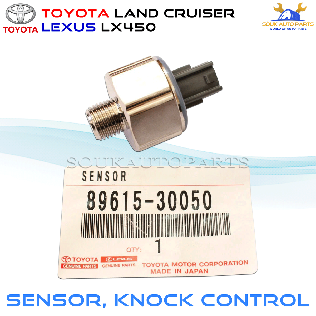 89615-30050 Genuine Toyota SENSOR, KNOCK CONTROL 8961530050 Lexus