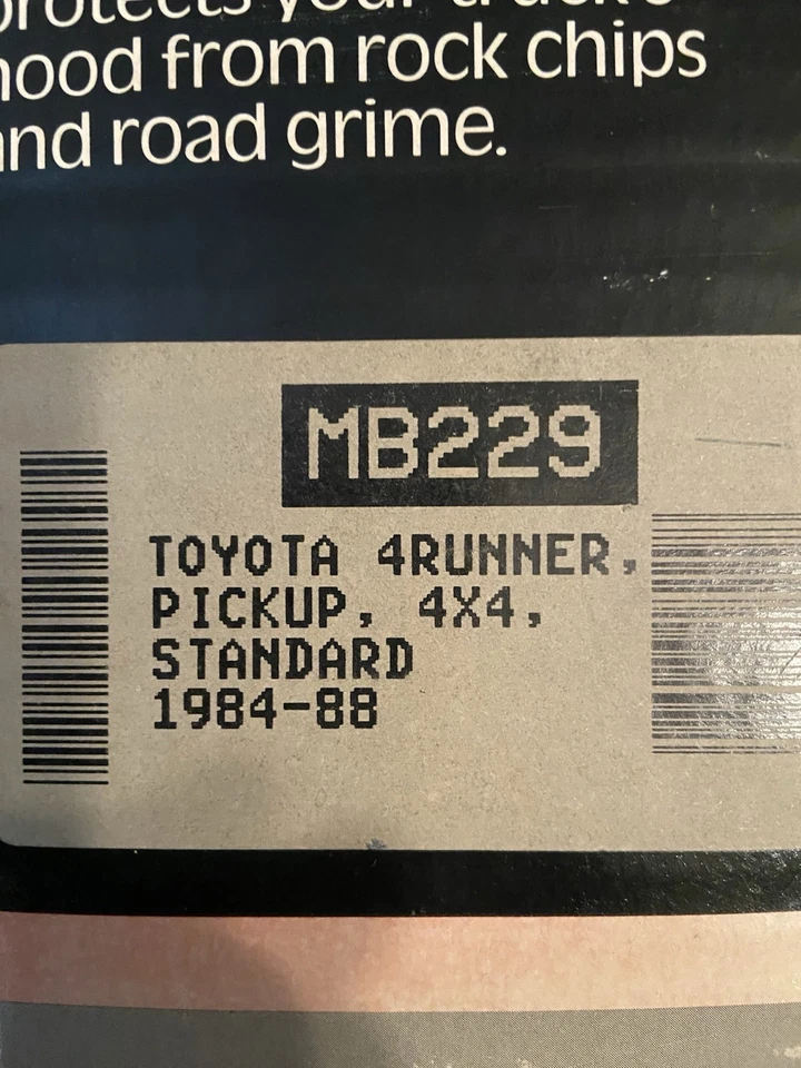 NUEVO 84-88 Toyota 4Runner/Camioneta Pickup Mini Movimiento Capucha Máscara Covercraft MB 229 Foto 2 de 4
