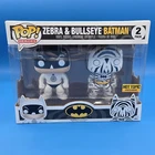 FUNKO POP ZEBRA AND BULLSEYE BATMAN 2 PACK HOT TOPIC EXCLUSIVE DC Superheros