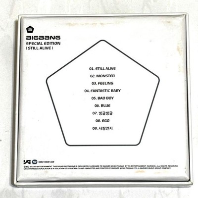 BIGBANG 2012 STILL ALIVE Special Edition Taiwan Box CD Photo Book