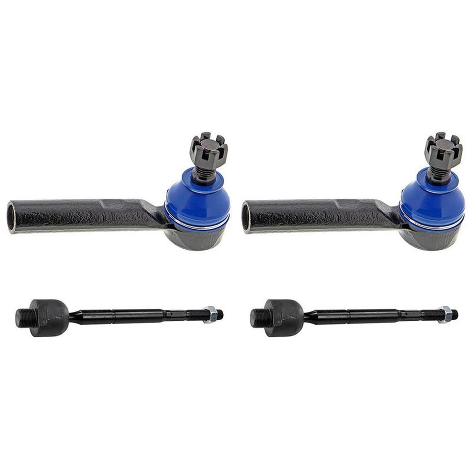 Extremos de barra de amarre exterior interior delantero para Toyota 4Runner 2003-2009 4 piezas Foto 2 de 4