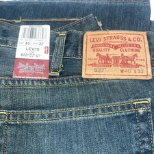 Levi’s 527 Boot Cut Jeans Men’s 40x32 Blue Denim Brand New With Tag