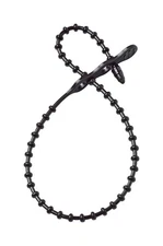 Gardner Bender 45-8BEADBK Durable Black Heavy Duty Beaded Cable Tie 8 in.
