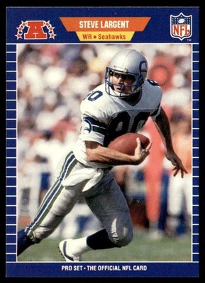 1989 Pro Set Steve Largent Seattle Seahawks #396