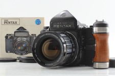  Near MINT /Grip  Pentax 6x7 67 Eye Level M-Up SMC T 75mm f/4.5 From JAPAN