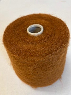 Maschinen Strickgarn - 1/10000 -TOPKID-67%Mohair, 30% PA,3% Wo - kastanienbraun