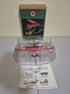 ERTL TEXACO 1929 LOCKHEED AIR EXPRESS AIRPLANE DIE CAST MODEL BOXED NEW