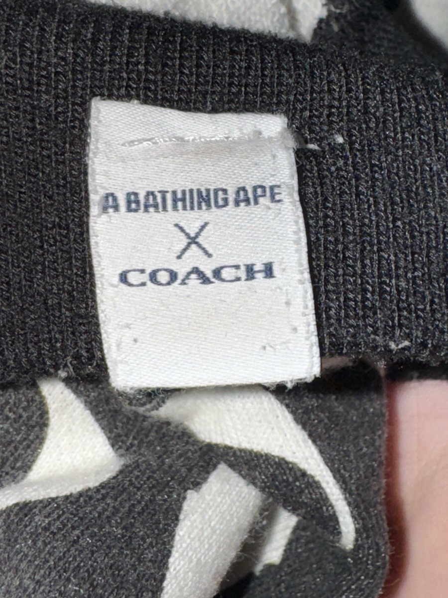 BAPE×COACH PULLOVER HOODIE BAPE x Coach Pullover Hoodie Navy Men's - SS21 - US
