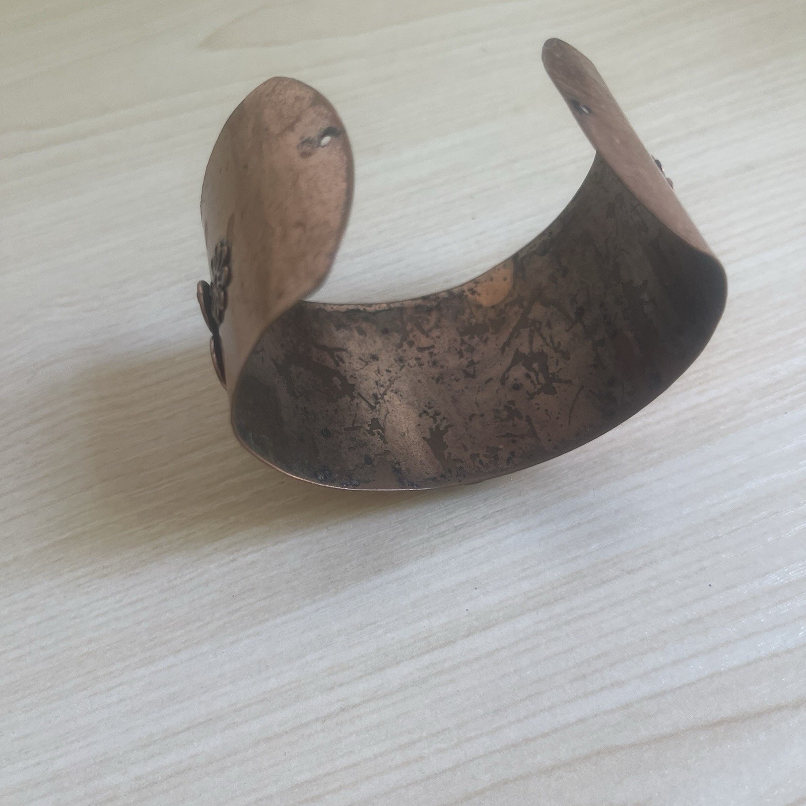 Artisan Copper Cuff Bracelet - image 2