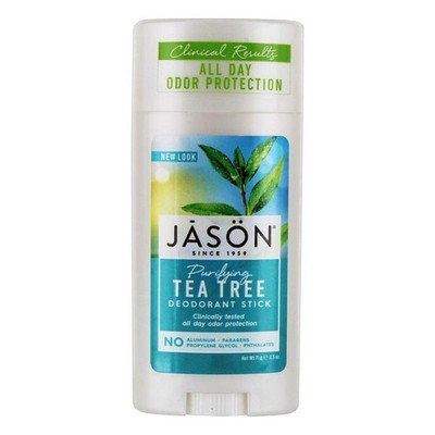 Jason Natural Tea Tree Oil Deodorant Stick 2.5 Oz Aluminum Paraben Free