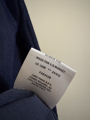 Loro Piana Corduroy Overshirt Button Up Shirt Navy Blue Medium | eBay