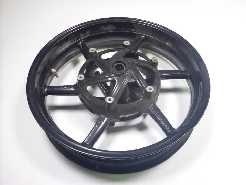 08 Ducati Hyper Motard Front Wheel BREMBO 17X3.5 DAMAGED Rims  TRSH DV - Image 4 of 4