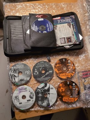 HUGE LOT pc cd-rom games Diabolo I & II Fallout DOOM 3 Bauldurs Gate And More