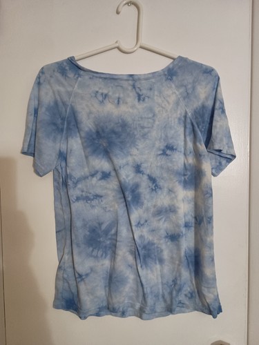 Johnny Was  Amanda Bond Blue Tie Dye T Shirt Size S - Picture 2 of 6