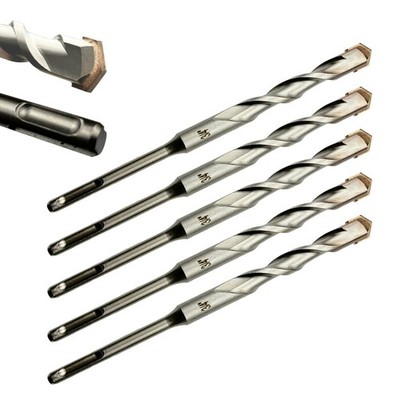 5-Piece 3/4 inch x 8 Inch SDS Plus Rotary Hammer Drill Bits Carbide Tipped